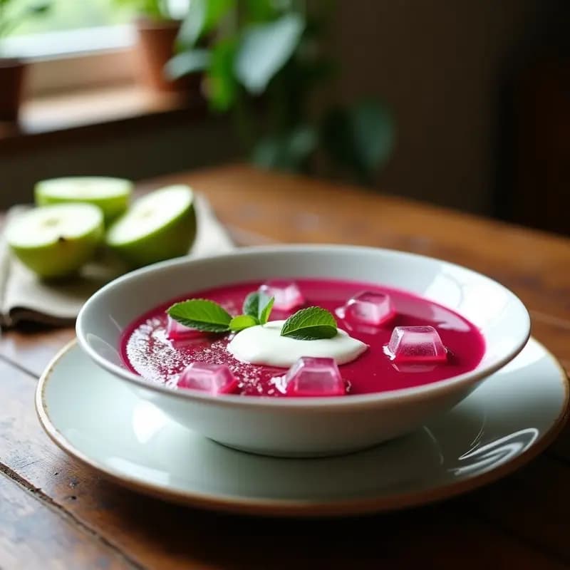 Gazpacho de Remolacha y Manzana: Versión Dulce y Fresca para el Verano