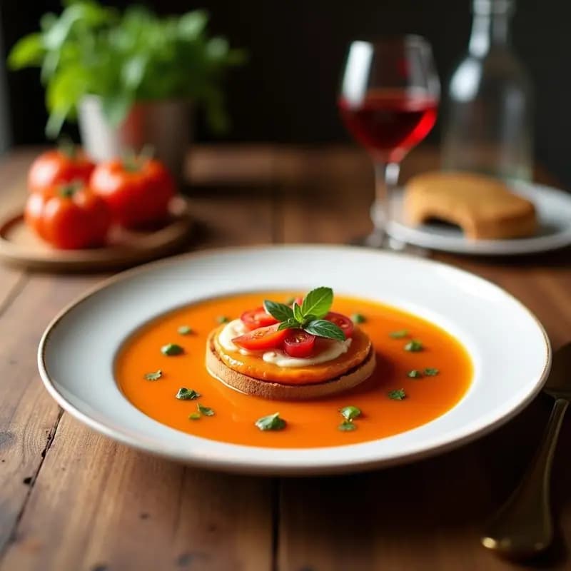 Gazpacho de Sandía y Jitomate con Toast de Pan Integral: Receta Mexicana Refresh en Verano