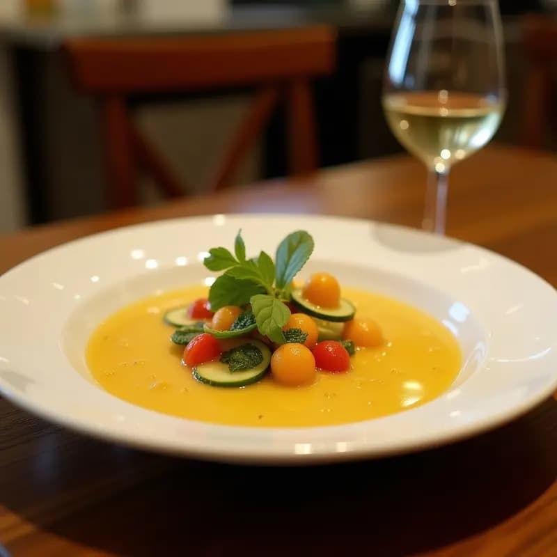Gazpacho de Sandía y Pepino con Vinagreta de Lima: Receta Española Fresca y Sin Calorías