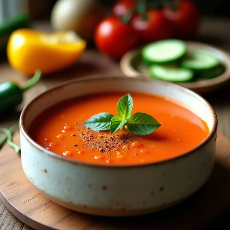 Gazurpacho: Gazpacho Extremeño con Tomate y Comino