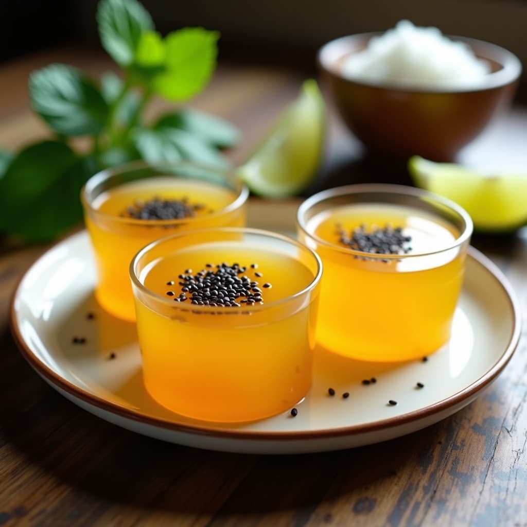 Gelatina de Aloe Vera y Zumo de Noni: Postre Detox y Digestivo Sin Azúcar