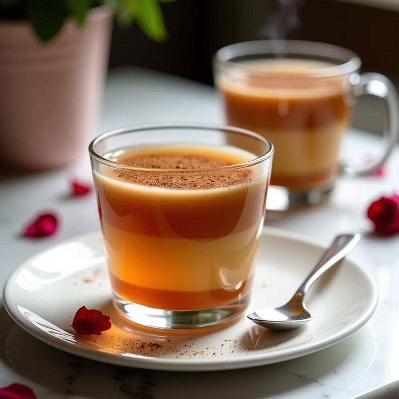 Gelatina de Café y Agua de Rosas: Postre Turco Sin Azúcar con Agar-Agar