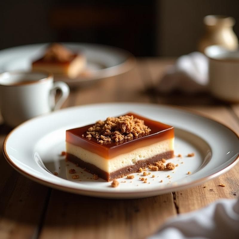 Gelatina de Café y Canela con Capas de Coco: Postre Vegano Sin Azúcar y Sin Gelatina Animal