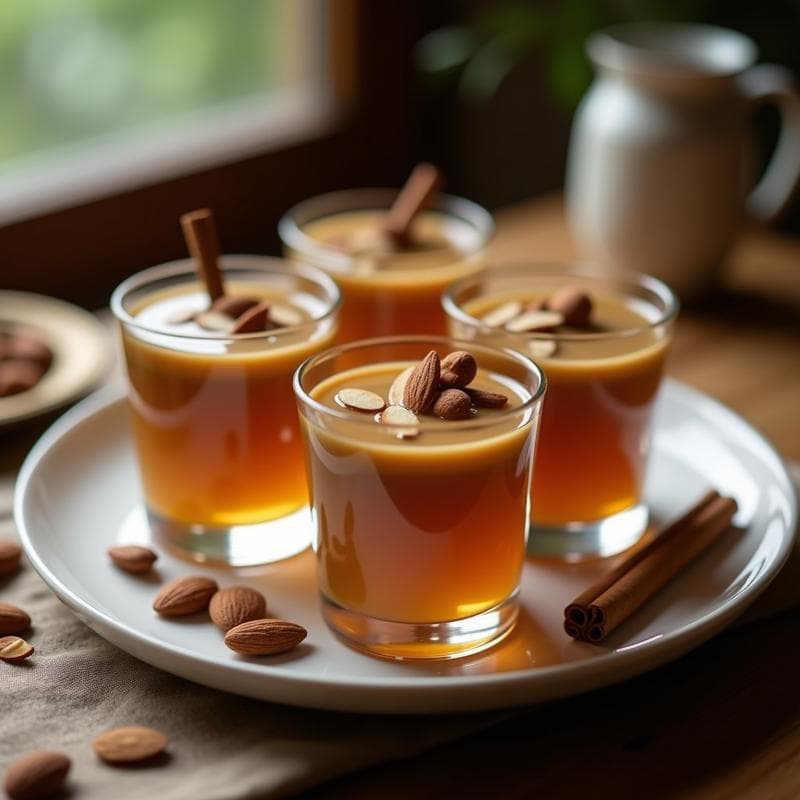 Gelatina de Café y Cardamomo con Agua de Azahar: Postre Árabe Sin Azúcar