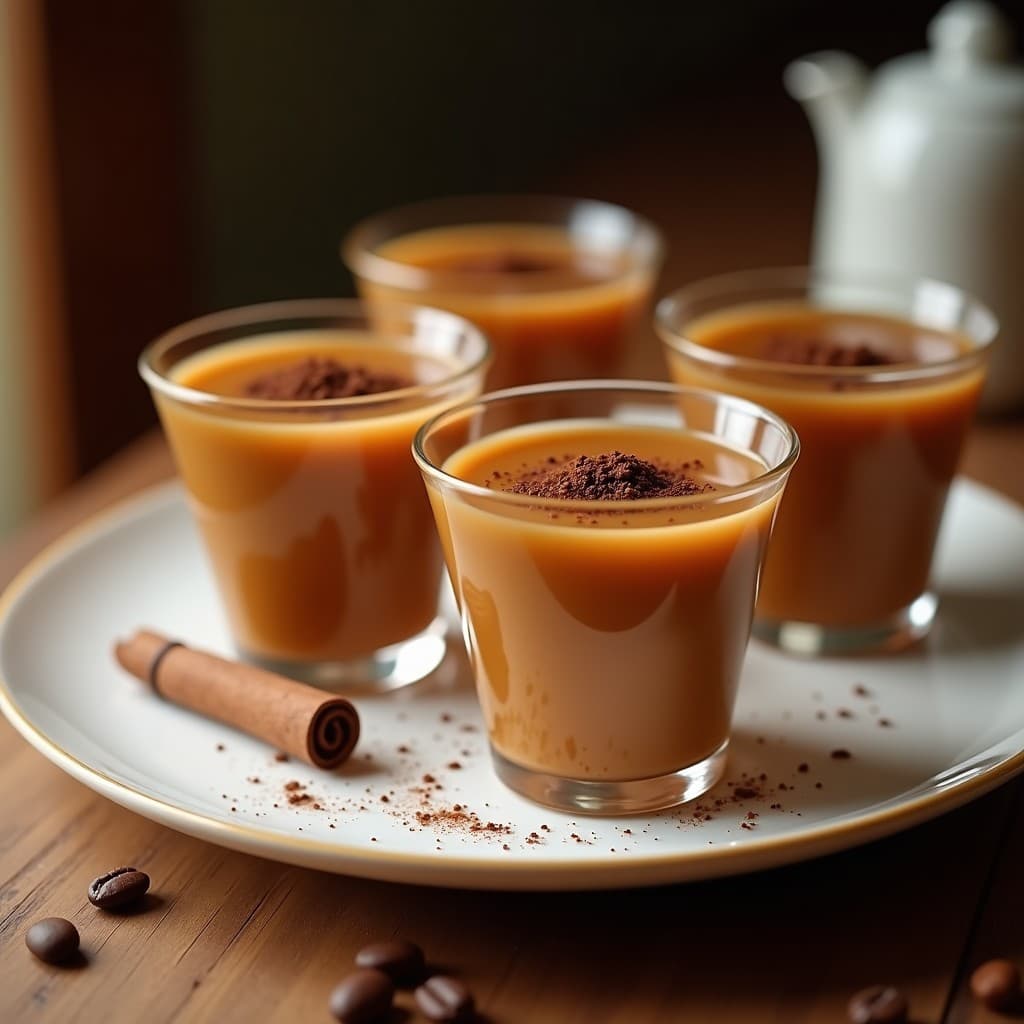 Gelatina de Café y Cardo Santo: Postre Español Tradicional Sin Azúcar