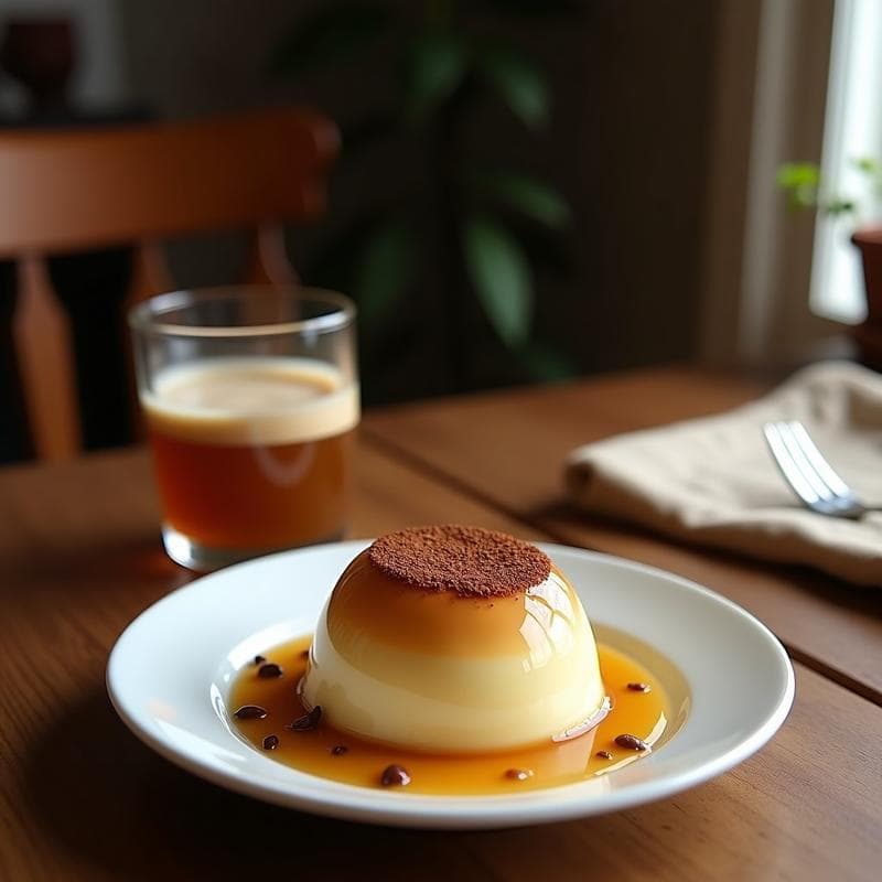 Gelatina de Café Cold Brew y Leche de Avena: Postre Keto Sin Azúcar con Capas