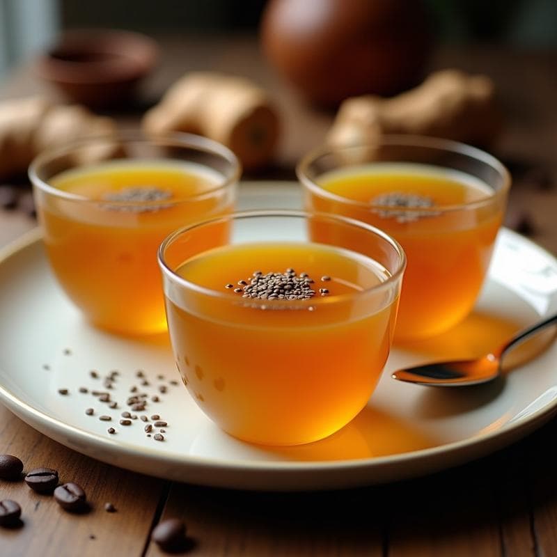 Gelatina de Café y Cúrcuma: Postre Vegano Antiinflamatorio con Agar-Agar