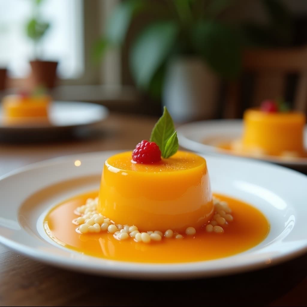 Gelatina de Chía con Zumo de Naranja Sanguina y Granadina: Postre Vegano Sin Azúcar