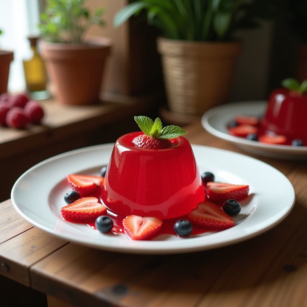 Gelatina de Frutos Rojos con Superfoods: Postre Sin Azúcar y Rico en Antioxidantes