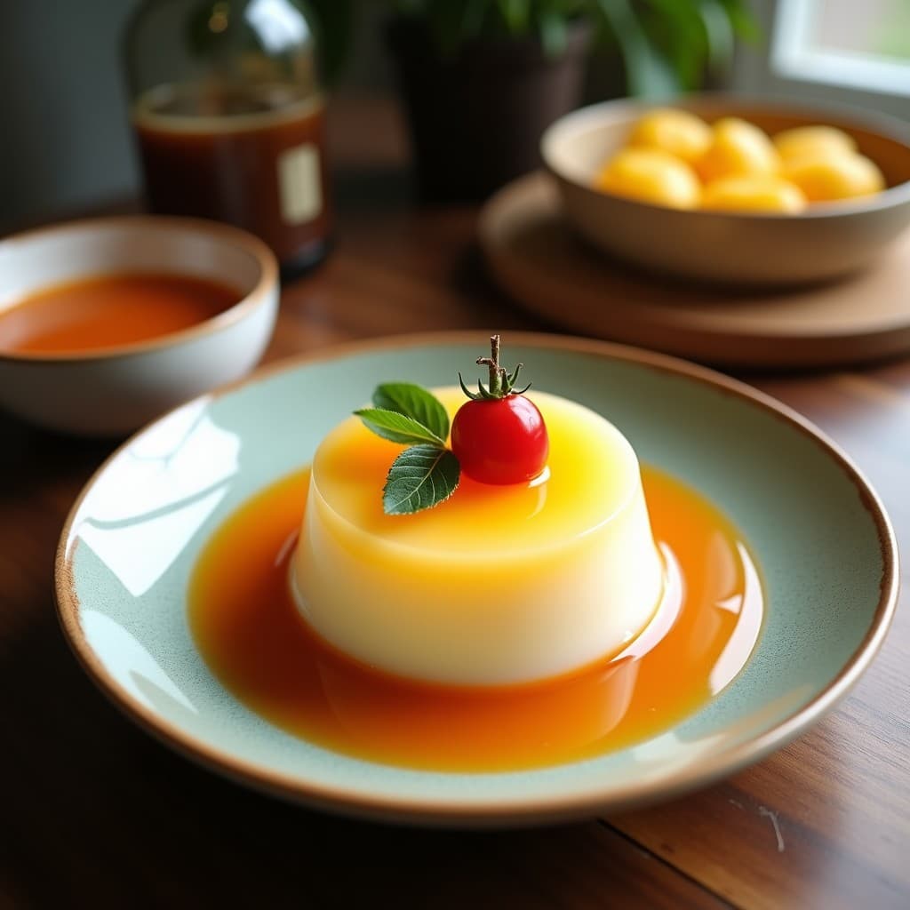 Gelatina de Género Gac y Leche de Coco: Postre Vietnamita Rico en Licopeno y Sin Azúcar
