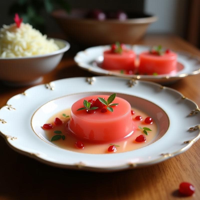 Gelatina de Hibisco y Jengibre con Topping de Semillas de Chía: Postre Vegano y Depurativo