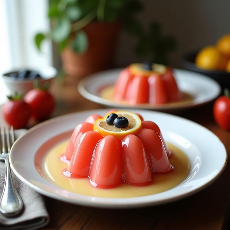 Gelatina de Tigre de Leche con Lichi y Rosa: Postre Chino Sin Azúcar y Refrescante