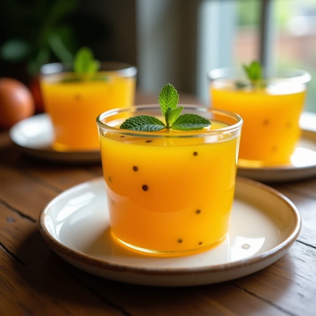 Gelatina de Maracuyá y Collagen: Postre Brasilerio Keto con Toque Ácido