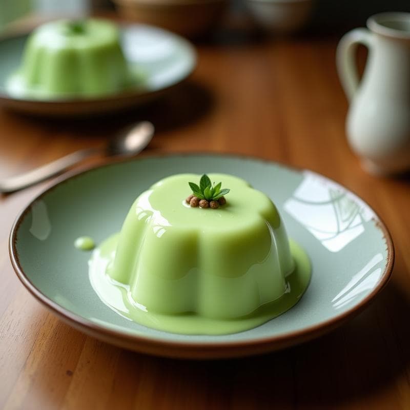 Gelatina de Matcha y Leche de Coco: Postre Vegano Sin Azúcar y Antiinflamatorio en 4 Ingredientes