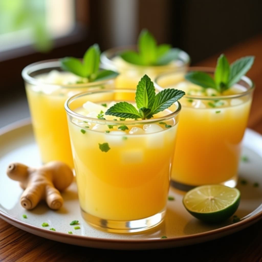 Gelatina de Mélon con Jengibre y Lima: Postre Chino Refrescante y Sin Azúcar