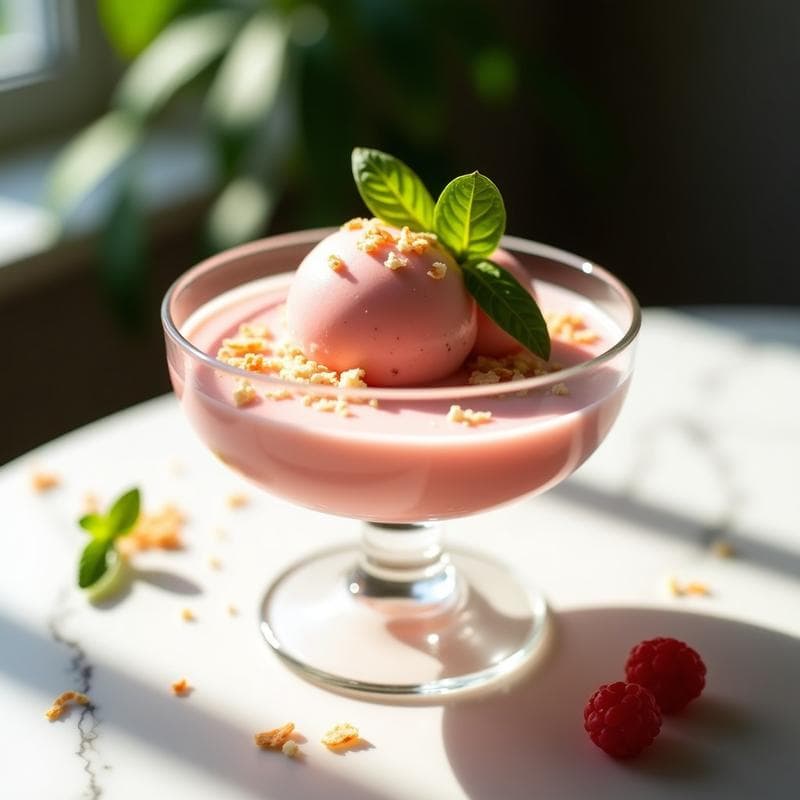 Gelato de Acerola y Albahaca: Postre Brasileiro Sin Azúcar y Sin Lácteos