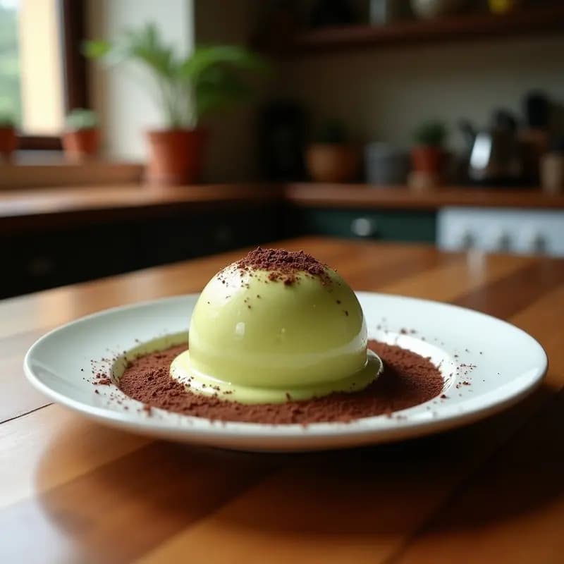 Gelato de Aguacate y Cacao: Helado Cremoso Sin Lácteos y Sin Azúcar