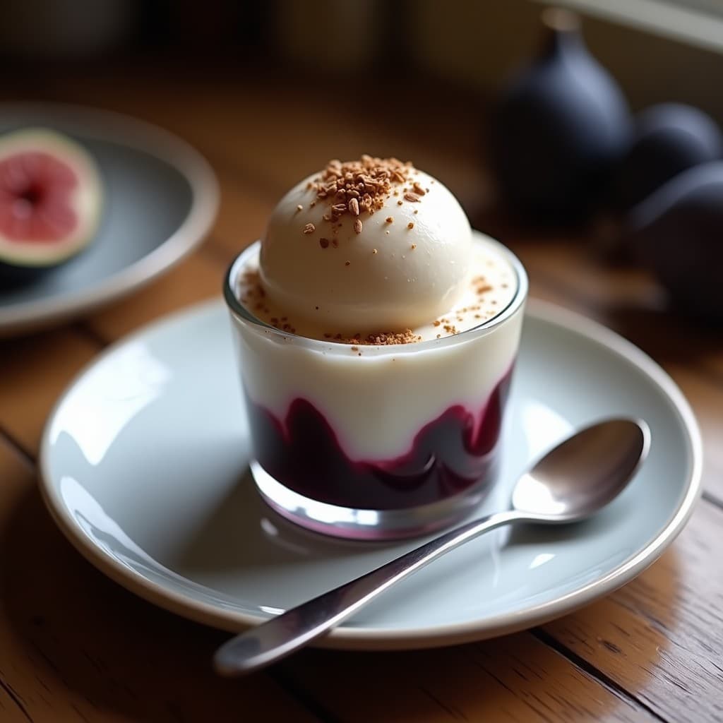 Gelato de Avena Nocturna con Mermelada de Higos Negros: Postre Vegano Sin Azúcar y en 5 Ingredientes