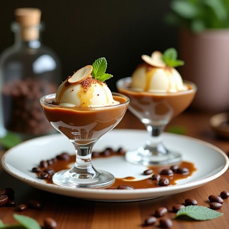 Gelato de Café y Aceite de Oliva: Postre Italiano Gourmet Sin Azúcar en Thermomix