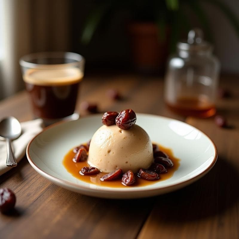Gelato de Café y Cardamomo: Postre Italiano Vegano con Leche de Coco y Dátiles