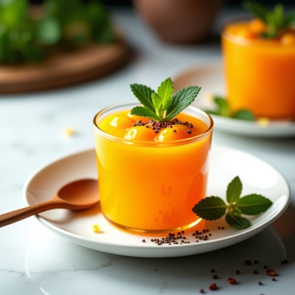 Gelée de Mango y Chile de Árbol: Postre Picante Vegano Sin Azúcar con Agar-Agar