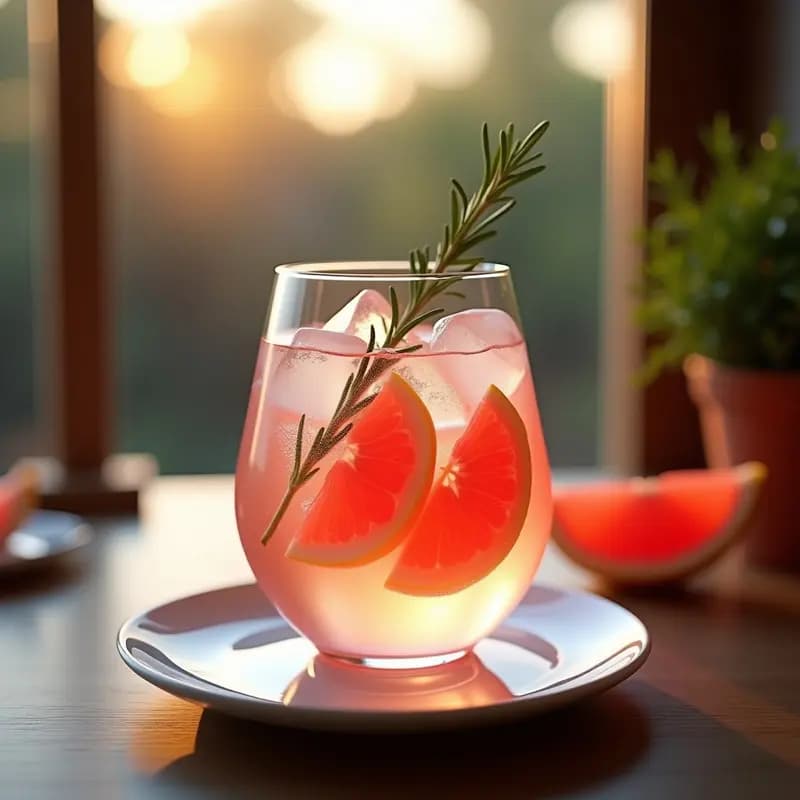 Gin Tonic de Pomelo Rosa y Romero: Cóctel Español Innovador y Refrescante
