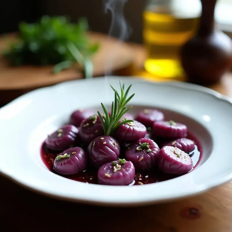 Gnocchi de Batata Morada y Queso de Cabra: Receta Italiana Sin Harina y Antiinflamatoria
