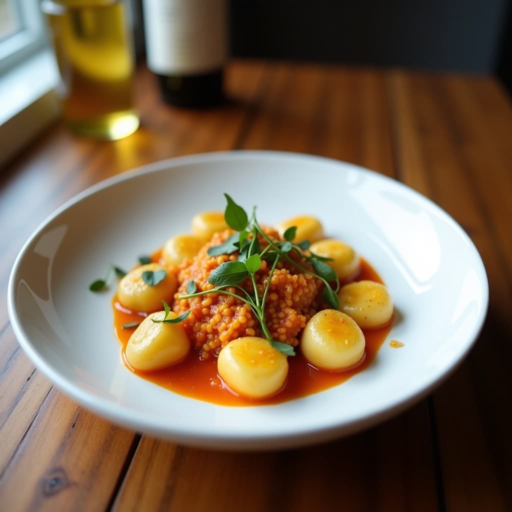Gnocchi de Boniato y Mantequilla de Almendras: Receta Italiana Vegana y Sin Gluten en Airfryer