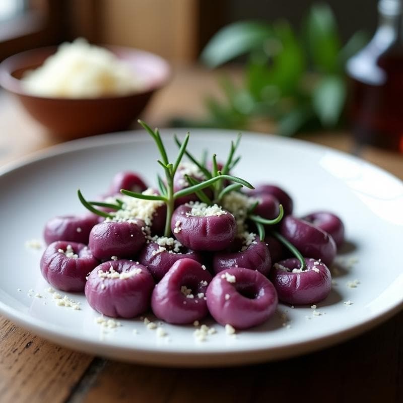 Gnocchi de Boniato Morado y Romero: Receta Keto en Thermomix Sin Harina y con Toque Italiano
