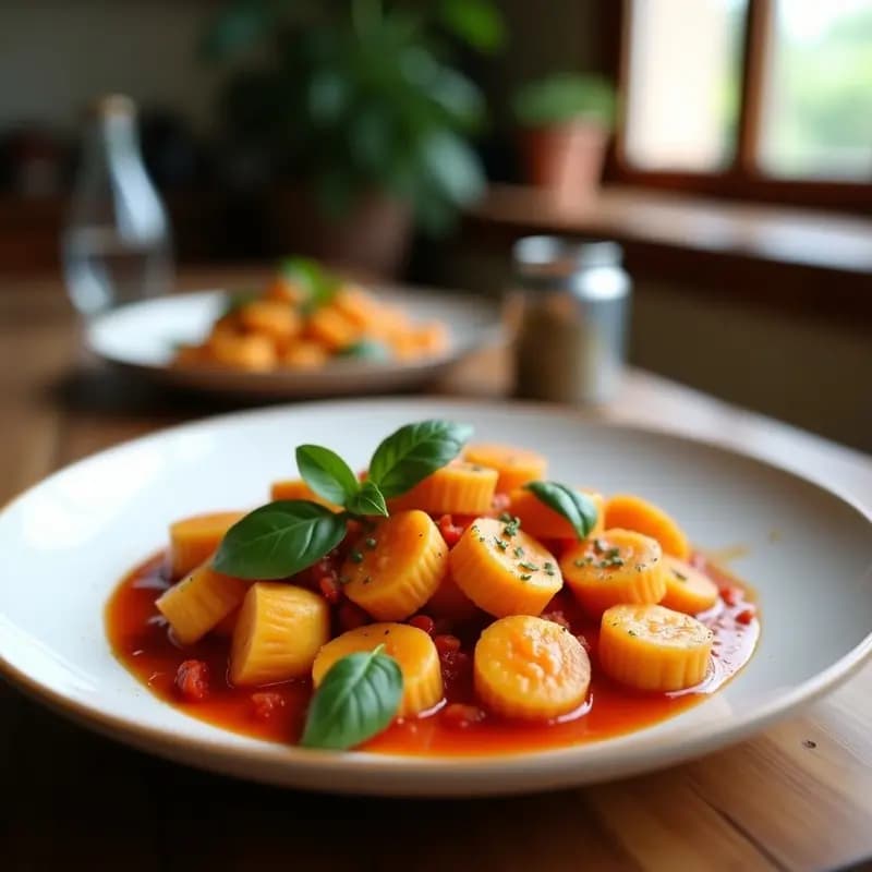 Gnocchi de Boniato y Quinoa: Receta Italiana Sin Gluten con Salsa de Tomate Fresco