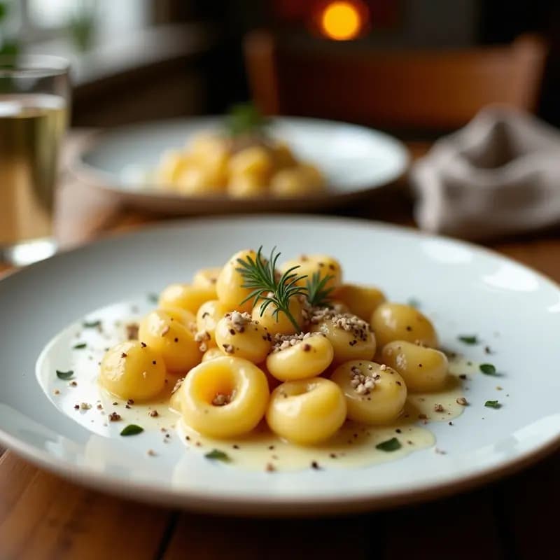 Gnocchi de Boniato con Salsa de Gorgonzola y Nueces: Receta Italiana Creamosa y original