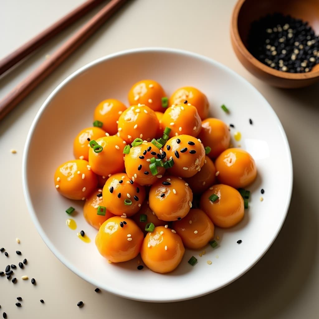 Gnocchi de Camote y Miso: Receta Japonesa Sin Gluten en Thermomix