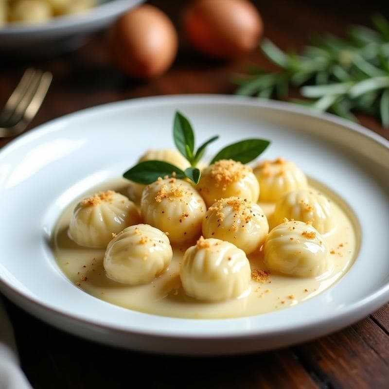 Gnocchi de Coliflor y Harina de Almendra: Receta Keto en Thermomix con Salsa Alfredo Sin Lácteos