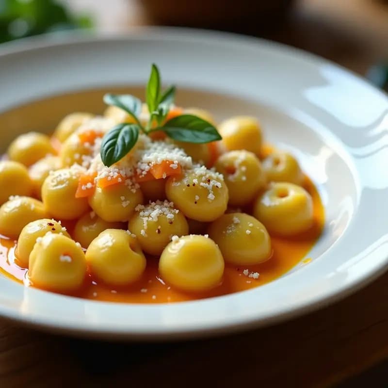 Gnocchi de Coliflor y Ñame con Salsa de Azafrán: Receta keto y sin gluten en thermomix