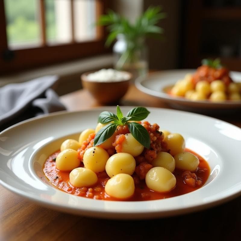 Gnocchi de Coliflor y Queso Pecorino: Receta Keto en Airfryer con Salsa de Nueces