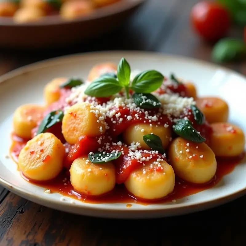 Ñoquis de Espinaca y Ricotta en Airfryer: Receta Baño de Calor Crujiente y Sin Aceite