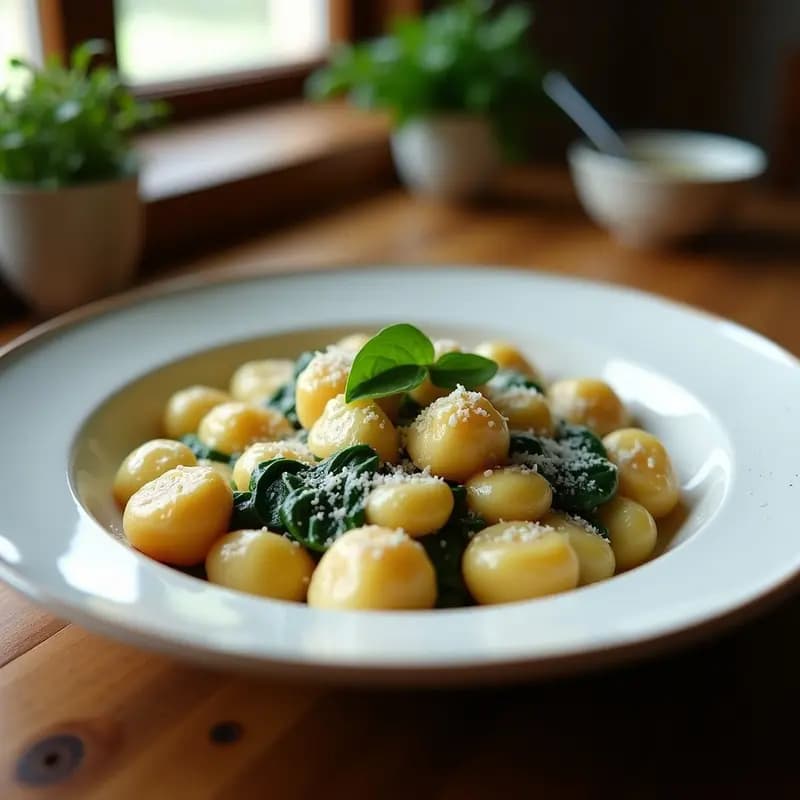 Gnocchi de Espinaca y Ricotta al Horno: Receta Italiana Fácil y Sin Gluten