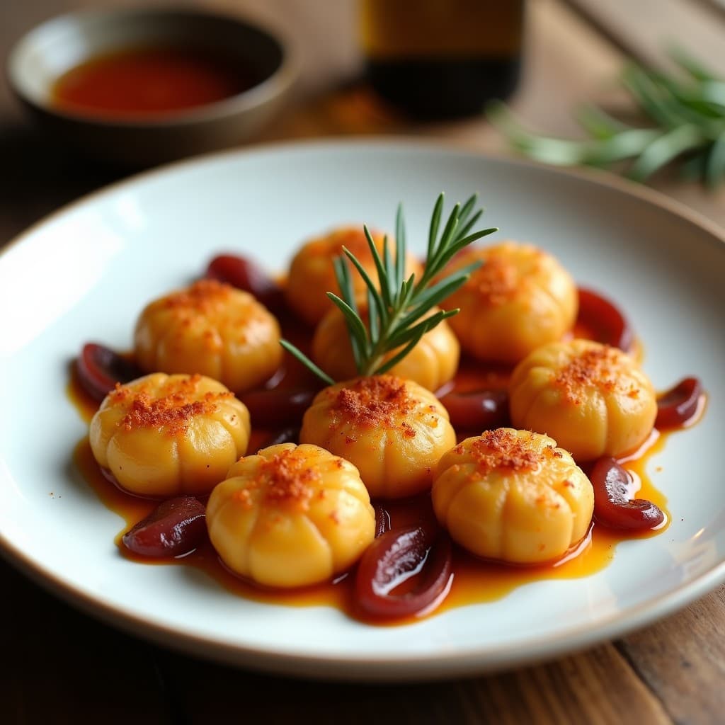 Gnocchis de Ñame y Pimentón de la Vera: Receta Española Sin Gluten en Airfryer