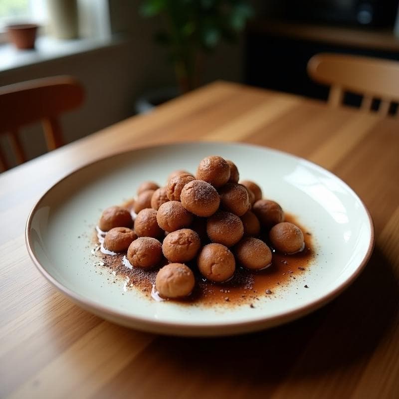 Gofres Proteínados de Cacao y Avena: Receta Sin Harina Alto en Proteína