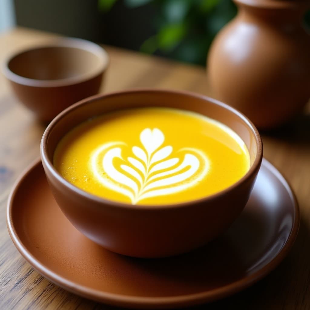 Bebida Caliente de Túrcuma y Jengibre con Leche de Coco: Golden Latte Antiinflamatorio
