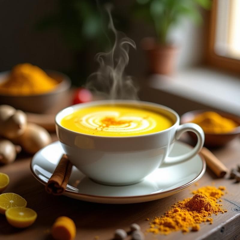 Bebida de Cúrcuma y Pimienta Negra: Golden Milk Energético en Thermomix