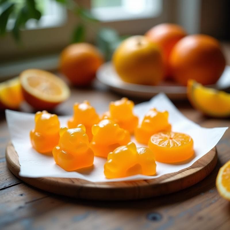 Gominolas Cítricas Caseras: Receta Sin Azúcar con Pectina y Estevia en 30 Minutos