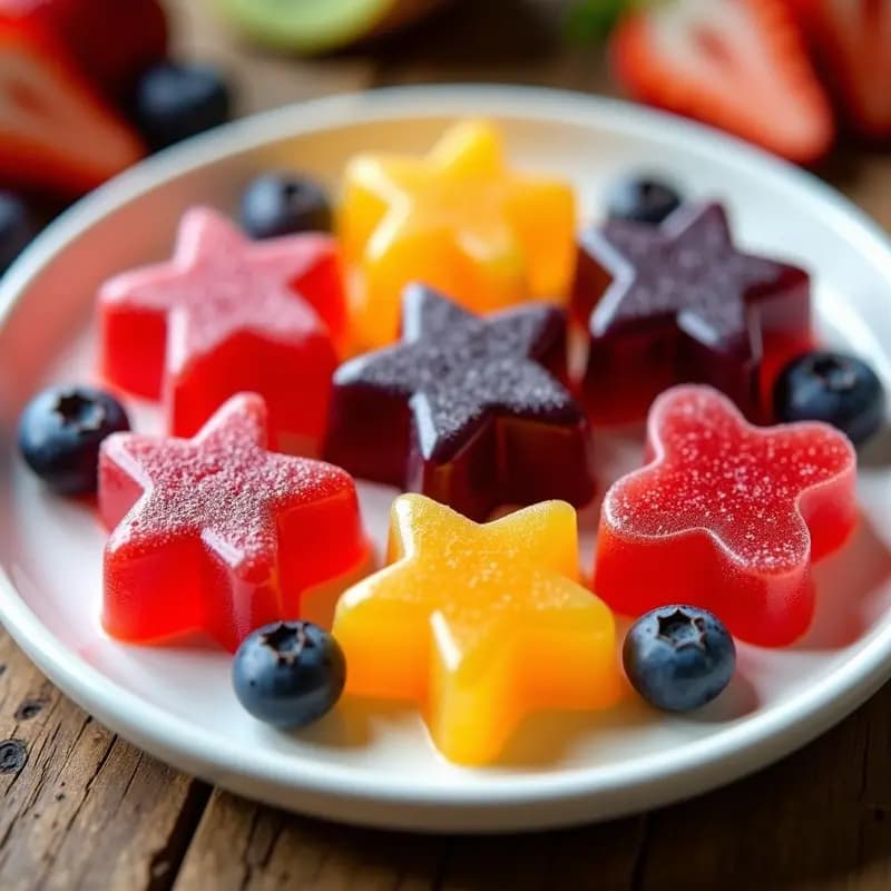 Gominolas de Fruta Natural con Gelatina de Agar-Agar: Dulces Saludables para Niños y Adultos