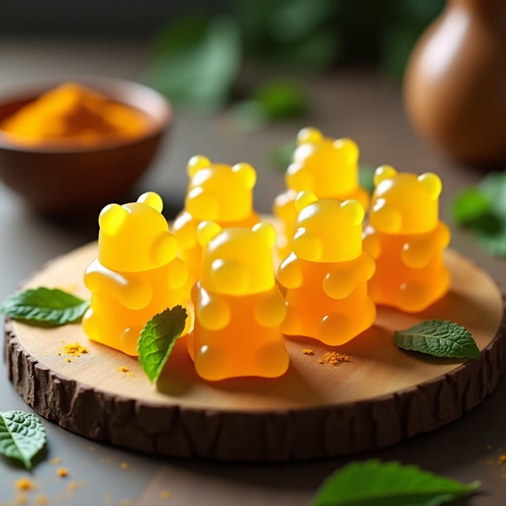 Gominolas de Jengibre y Cúrcuma con Gelatina de Agar-Agar: Snack Saludable y Antiinflamatorio