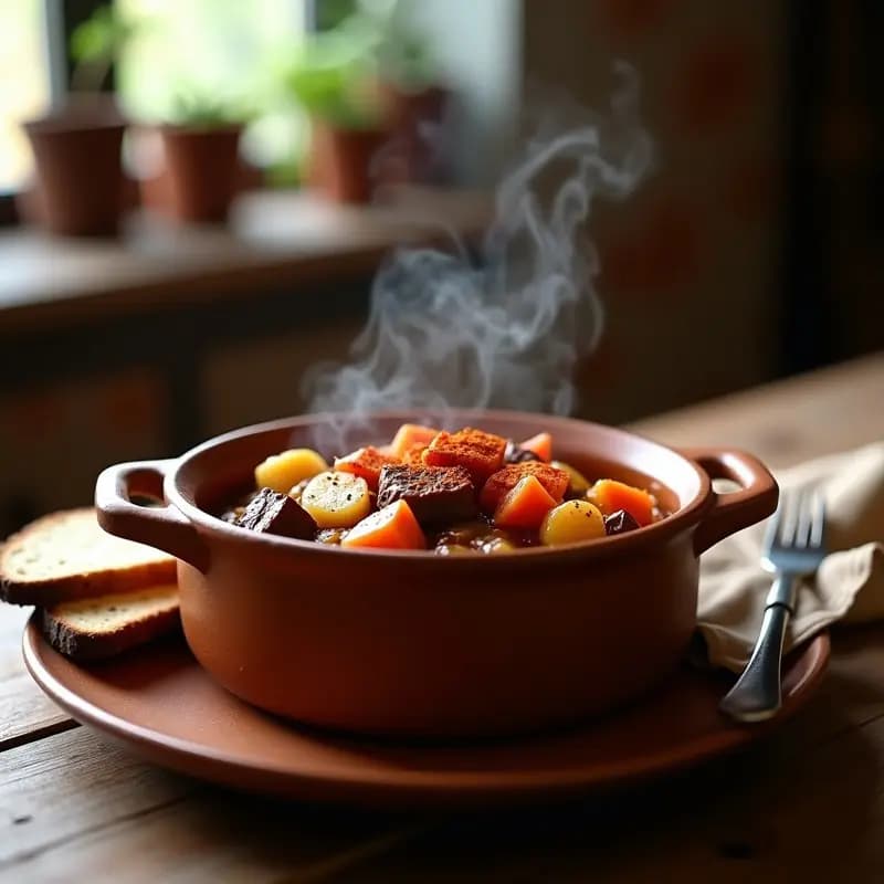 Goulash Húngaro con Carne y Pimentón: Receta en Olla con Sabores Intensos