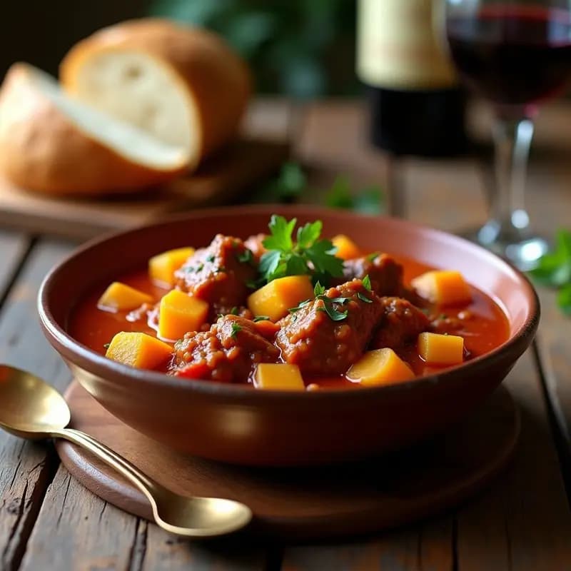 Goulash Húngaro con Ñame: Receta Tradicional Sin Gluten y Alta en Fibra
