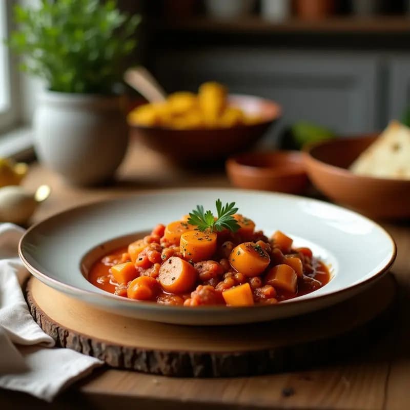 Goulash Hungría con Ñoquis de Papa y Pimentón: Receta Europea de Olla Reconfortante