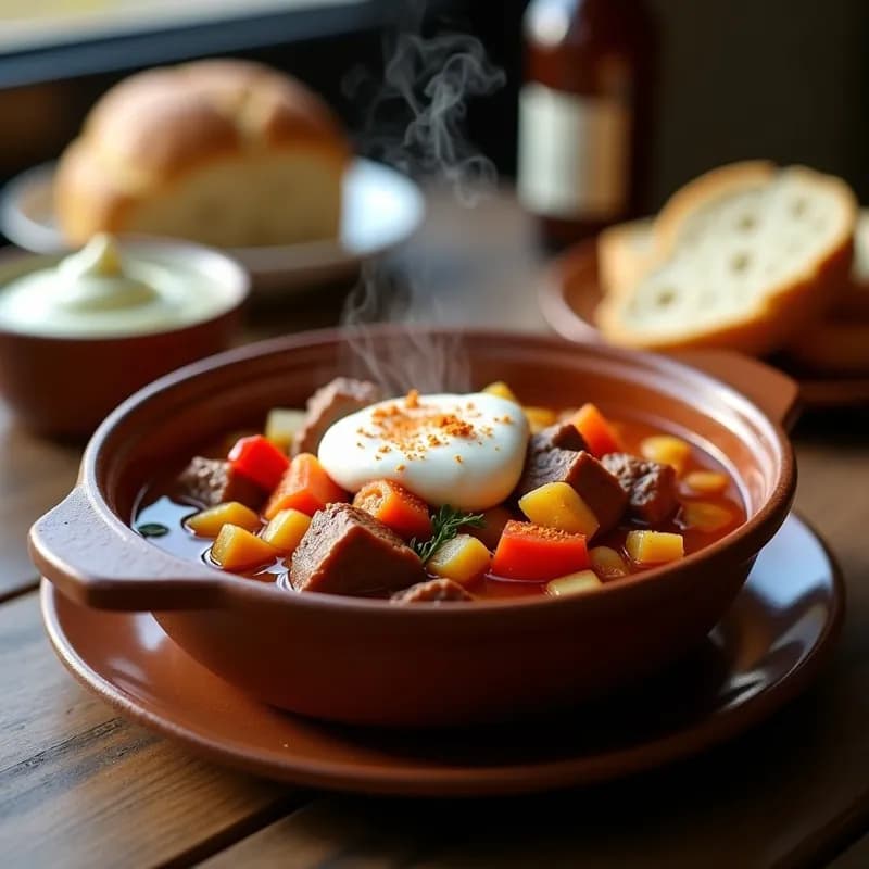 Goulash Húngaro: Receta Auténtica en Olla Express con Pimentón Dulce
