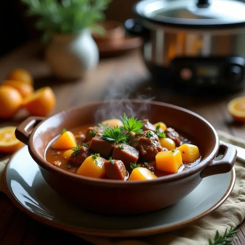 Goulash Húngaro de Ternera con Ñame: Receta Slow Cooker y Sin Gluten