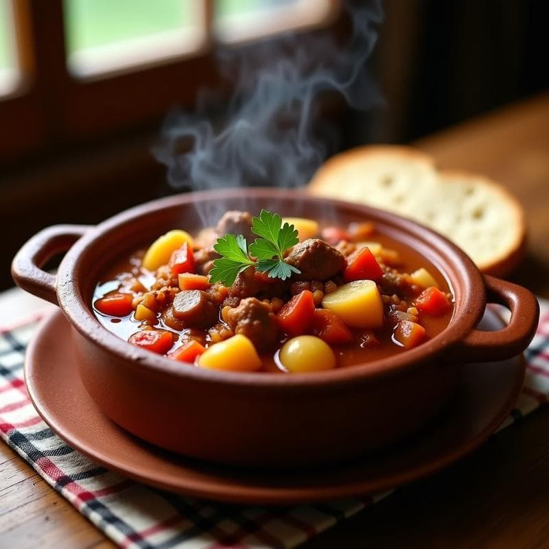 Goulash Húngaro Tradicional: Receta Auténtica en Olla Exprés en 30 Minutos